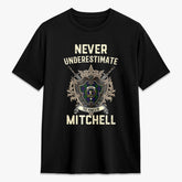Mitchell Tartan Crest 2D T-shirt - Never Underestimate Style
